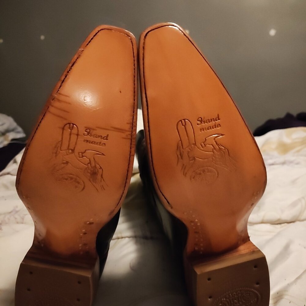 Calling All My Cowgirl! New Brown Hand Made Cowboy Boots by Dos De Oro - Picture 12 of 16